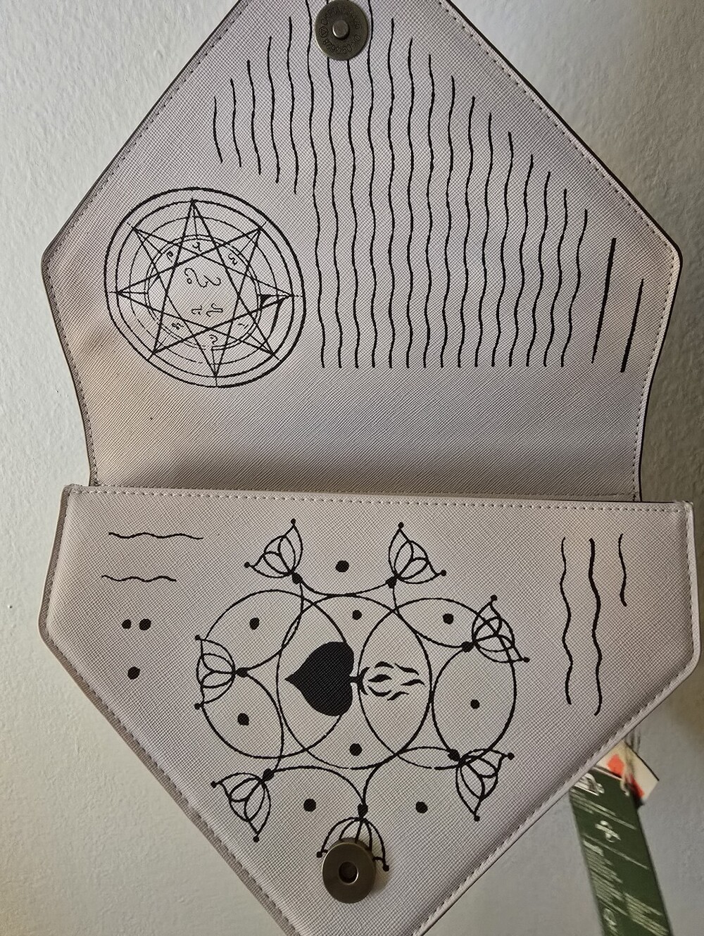 WICKED Grimmerie Loungefly Crossbody Bag - Picture 6 of 8